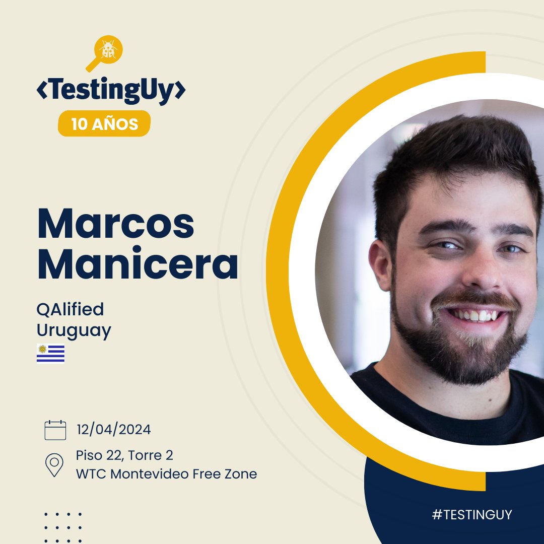 📣​ ¡Ya está disponible la agenda de @TestingUy! Te presentamos a los speakers de @QAlified que participarán del evento. 👇

Explora la agenda completa con más de 30 speakers internacionales aquí ▶️ testinguy.org/edicion-2024/
