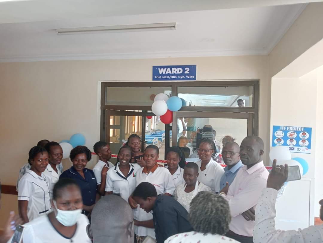 Thanks to the recent recruitment of more staff! Today, we have opened a new ward in Lumumba sub county hospital. #TichTire