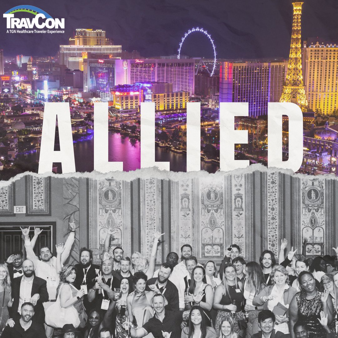 TravConVegas's tweet photo. Hey Allied, Vegas is calling and TravCon is your ticket!
Join other allied professionals in the event of the year for travelers!
Early Bird Tickets Sales are ENDING 3/31/24!
Get your tickets here: https://t.co/FuTSoa3gvI
#TravCon #TravelNurse #Allied #TravelHealthcare https://t.co/7416DOLo5d