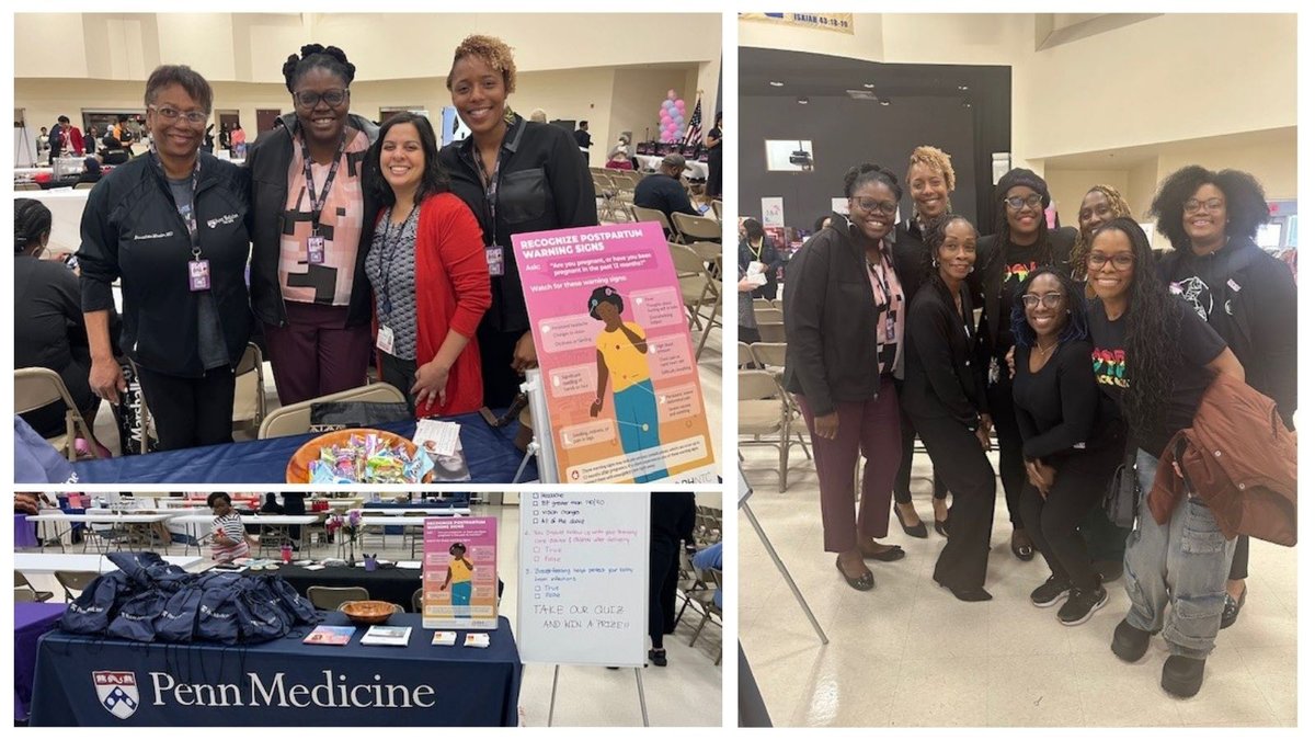 We were thrilled to team up with @CocoLifeBlack and @EnonTab at the 3rd Annual Black Maternal Health Summit & Community Baby Shower! It was an honor to lead a workshop with nurses & doulas to support maternal health. #MaternalHealthEquity @PennMedicine @JamesAbike