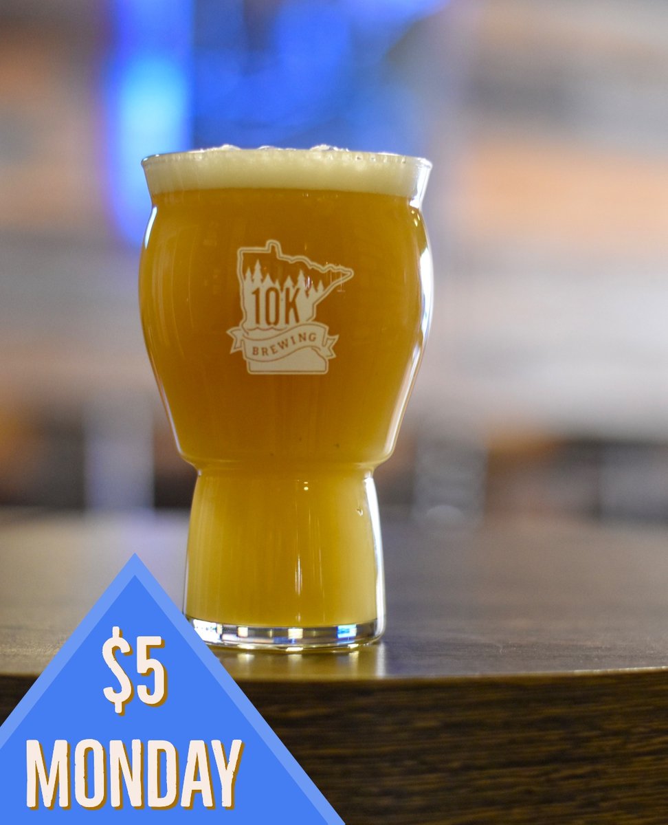Mondays made better by $5 pours. We open at 4!