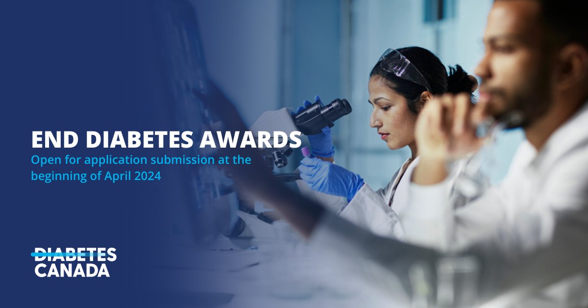 Opening Soon! The 2024 End Diabetes Awards will be open for application submission at the beginning of April. Learn more: ow.ly/wj0350QSxoW #enddiabetes #research #grant #award