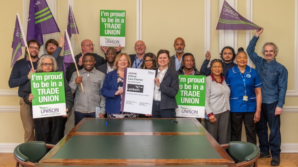 Lambeth Council sets out to improve homecare by signing up to the Ethical Care Charter guaranteeing that homecare workers are paid for travel & sick pay & receive regular training. orlo.uk/VhMsg