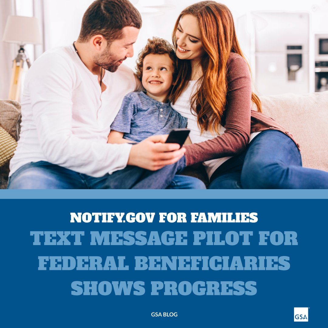 @USGSA’s Notify.gov & its partners are working to simplify how families get information about government benefits. Through collaboration & feedback, we're making strides in ensuring families receive the right information at the right time! ➡️ ow.ly/e1mF50QVWsy