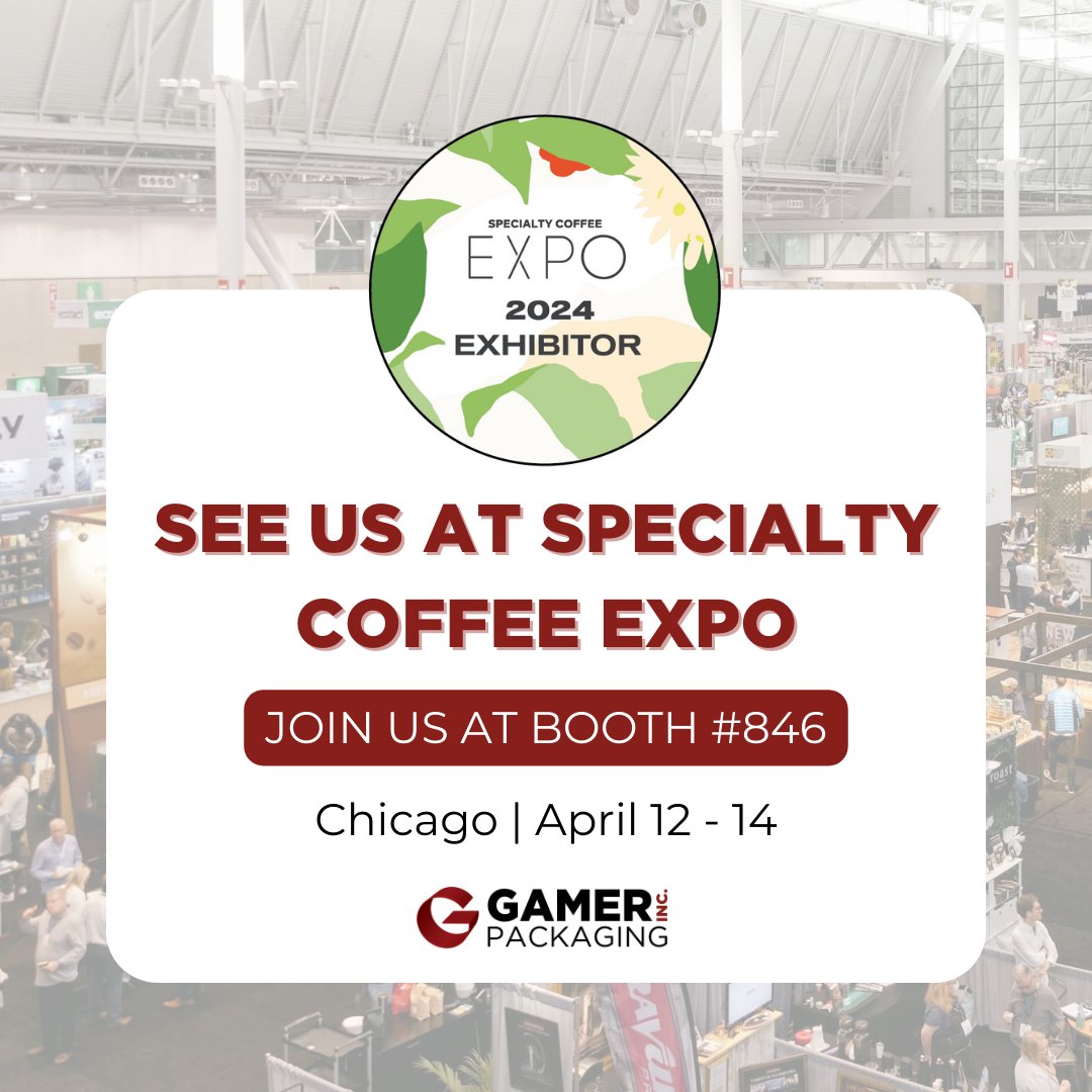 Mark your calendars! We'll be at Specialty Coffee Expo this April 12-14, ready to showcase all our innovate coffee packaging solutions. If you'll be at the show, stop by our booth and meet our team of packaging experts! #SpecialtyCoffeeExpo #CoffeePackaging #RTDCoffee