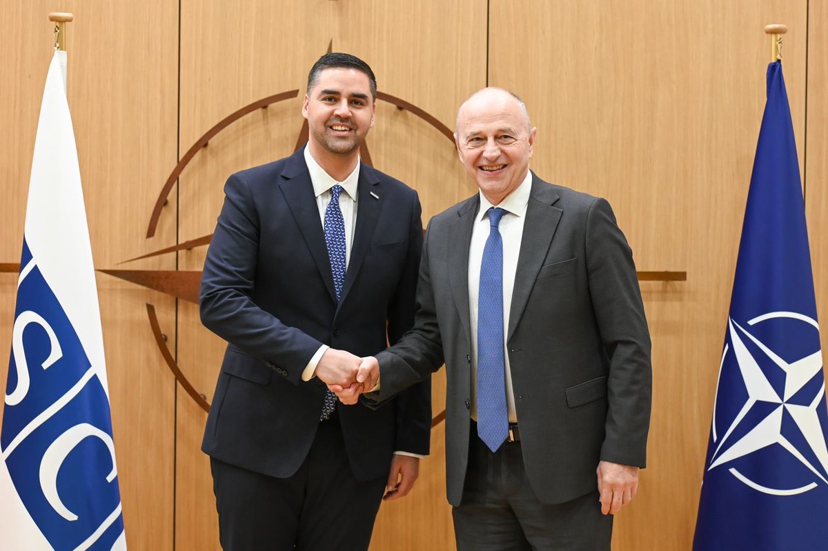 OSCE CiO @MinisterIanBorg briefed the @NATO North Atlantic Council and Deputy Secretary General @Mircea_Geoana at NATO HQ on 🇲🇹's priorities for its Chairpersonship of the @OSCE for 2024 🌐

#StrengtheningResilience #EnhancingSecurity