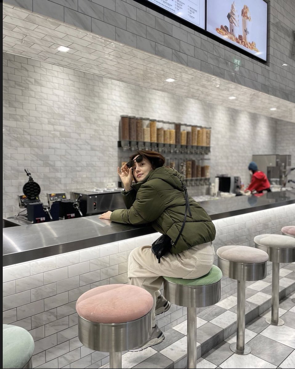 JoonChaeIntl's tweet photo. Sweets for my sweet!! 🍦If Im not mistaken this is Treats by KITH in Japan 📍ahaha what a coincidence! 😅🤭 #MoonChaeWon https://t.co/jMWfalsQOk