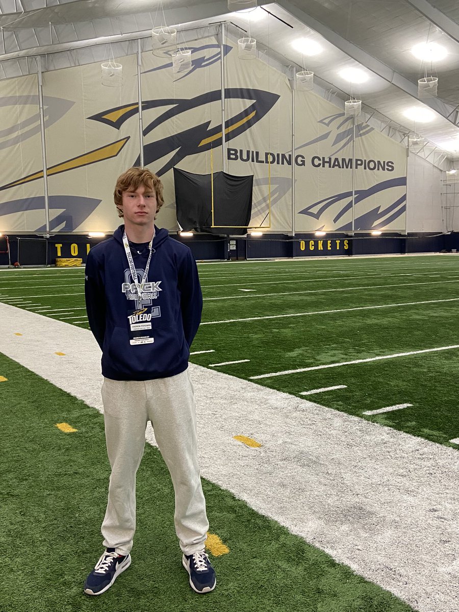 Andrew Pohlman (@andrewpohlman20) on Twitter photo Had a blast at <a href="/ToledoFB/">Toledo Football</a> today. Thank you for the invite <a href="/stantonweber/">Coach Stanton Weber</a>.
<a href="/CoachRossWatson/">Ross T Watson</a> <a href="/CoachCandle/">Jason Candle</a>
<a href="/OEHSfootball/">Oswego East Football</a> <a href="/CoachLeBlanc1/">Tyson LeBlanc</a> @CoachRiceOE <a href="/coach_schmitty/">Joe Schmitt</a> Had a blast at <a href="/ToledoFB/">Toledo Football</a> today. Thank you for the invite <a href="/stantonweber/">Coach Stanton Weber</a>.
<a href="/CoachRossWatson/">Ross T Watson</a> <a href="/CoachCandle/">Jason Candle</a>
<a href="/OEHSfootball/">Oswego East Football</a> <a href="/CoachLeBlanc1/">Tyson LeBlanc</a> @CoachRiceOE <a href="/coach_schmitty/">Joe Schmitt</a>