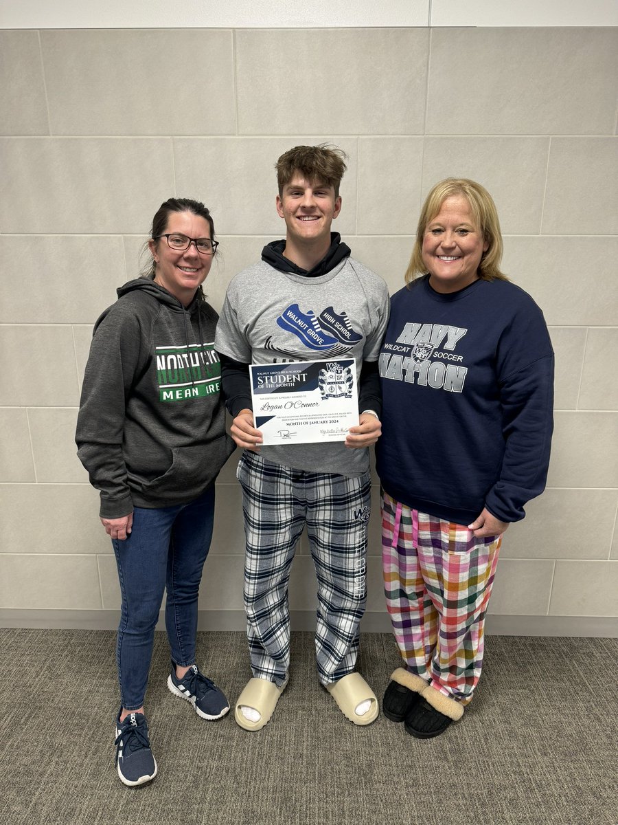 Congratulations to this gem of a Wildcat! Logan is one of our students of the month for January! Yes, we are a little late. We love Logan and what he does for our program. He is #TheStandard #Blessed #Family #WildcatInclusionRevolution #InclusionLivesHere <a href="/WalnutGroveHS/">Walnut Grove High School</a>