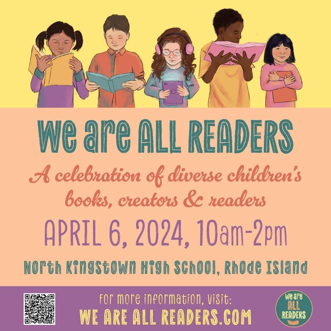 Great opportunity to meet authors in RI #WeAreAllReaders #festival