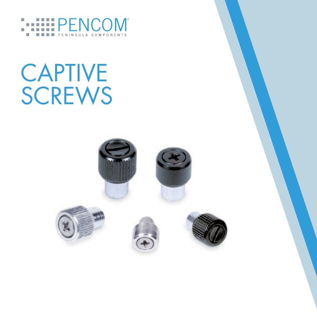 🔹PENCOM Products: Captive Screws🔹 Optimize your assembly efficiency with PENCOM's easy-to-use captive screws, designed for simplicity and reliability. Contact us on how our solutions can streamline your production! #PENCOM #ManufacturingMonday #CaptiveScrews #fasteners #mfg