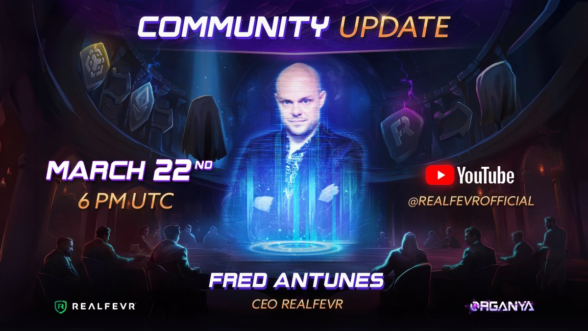 Community update alert 🚨 🥁 Drumroll, please! We know you have questions and therefore, @realFredAntunes takes center stage for an unmissable community update! Brace yourselves for a deep dive into the heart of our progress and a sneak peek into the future 👀 🗓️ March 22nd,