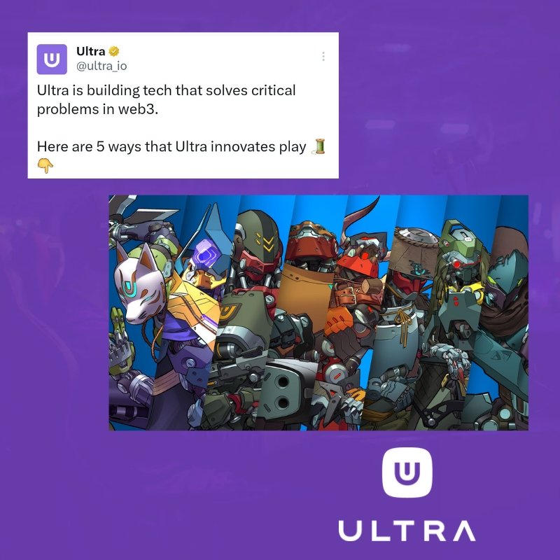 DAILY RECAP - 18 MARCH

☝ Today @ultra_io is running a thread explaining why their tech solves critical problems in web3 !

🎮 Ultra is also organising a tournament on <a href="/FallGuysGame/">Fall Guys</a> for <a href="/Galaxy_DroidZ/">Galaxy DroidZ</a> owners ! 2000 $UOS to be won, info on <a href="/ultra_uniq/">Uniq Marketplace</a> !

#GameOnUltra