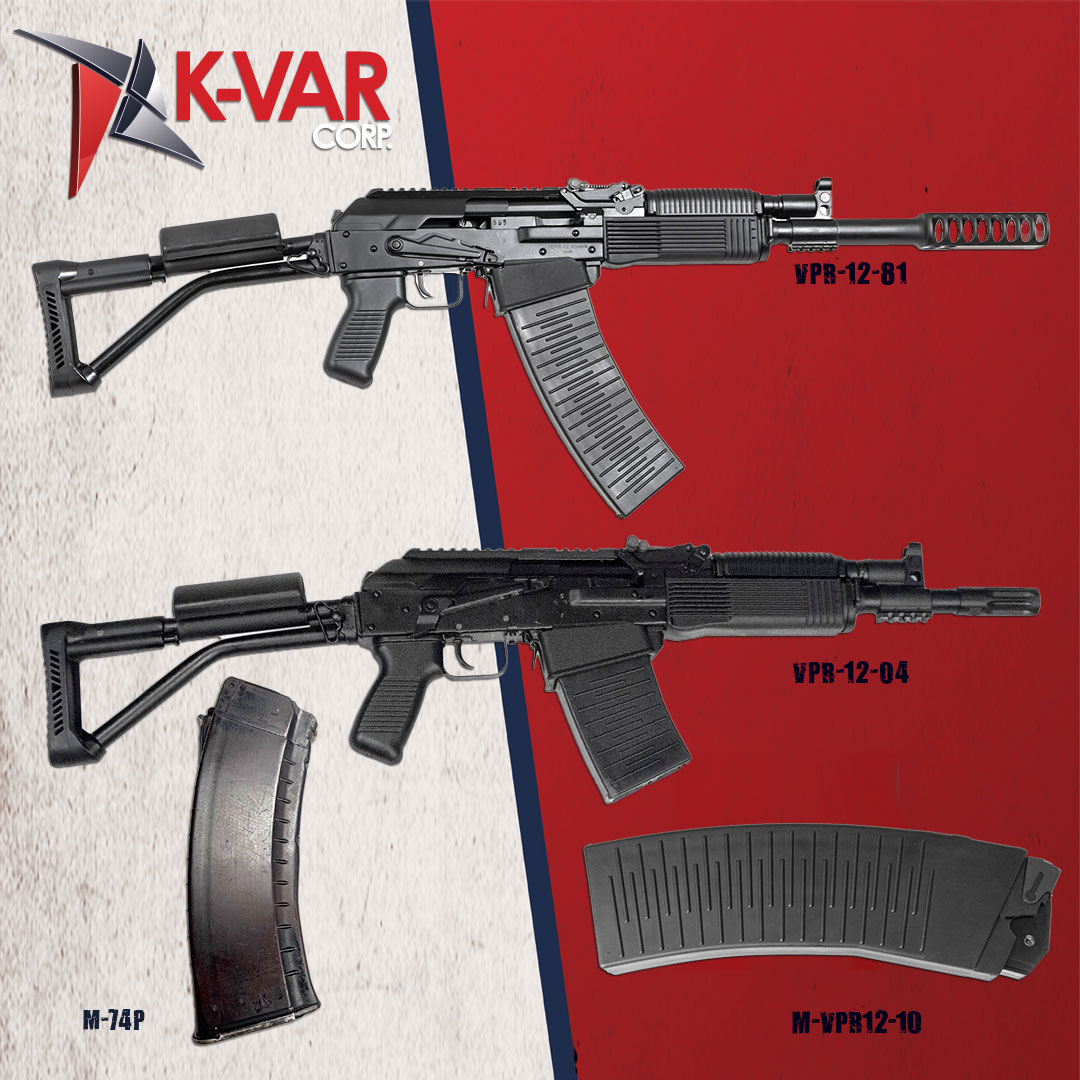 TODAYS SPECIALS! 
IZHMASH 5.45x39mm Dark Plum Polymer Magazine
Molot Vepr 12 Gauge Black Polymer 10 Round MagazineMolot 
Vepr Defender 12 Gauge Semi-Automatic Shotgun with Improved Muzzle Brake
Molot Vepr 12 Gauge Semi-Automatic Short Barrel Shotgun. #kvarcorp, #arsenalinc