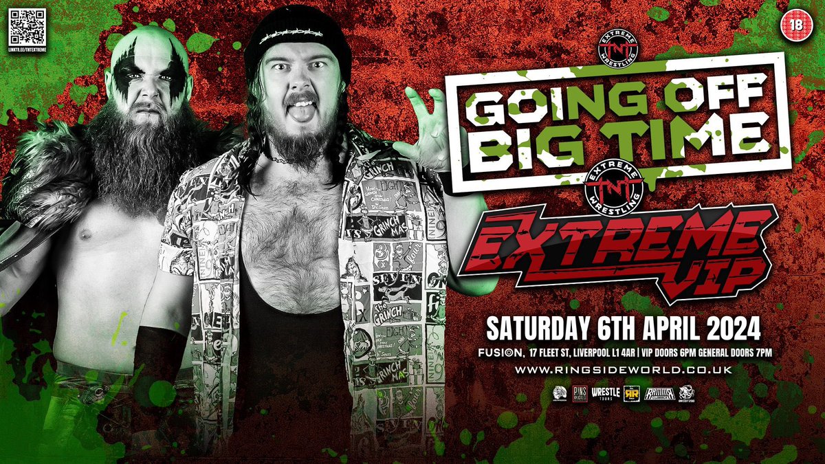 TNTExtremeWres's tweet image. 💥 GOING OFF BIG TIME 💥

Joining @rey_horus for your VIP meet and greet is none other than the huge tag team SKOL BROL @CalebValhalla and @theaspenfaith on April 6th!

🎟️ GET YOUR TICKETS HERE 🎟️
ringsideworld.co.uk/event6782/tnt-…