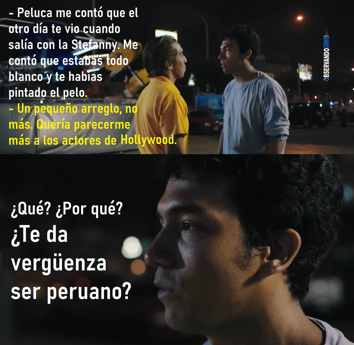 ObservandoCine's tweet photo. ¿Te da vergüenza ser peruano?

- Alienación (Alex Fischmann, Perú 2020) (Basada en un relato del escritor Julio Ramón Ribeyro)

#alienación #alexfischmann #perú #julioramónribeyro #cineperuano #cortometrajeperuano https://t.co/9Cx5keajsI
