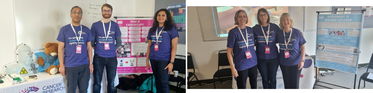 🎉 What a weekend at the @Cambridge_Fest Cambridge Festival at @CAST_Education! 
 @CRUKCamRadNet showcased two exciting activities: PPIE insights and Teddy Bear Radiotherapy with simulation. 🐻📡 #Camfest👥#CamFestCancerZone #RadNet