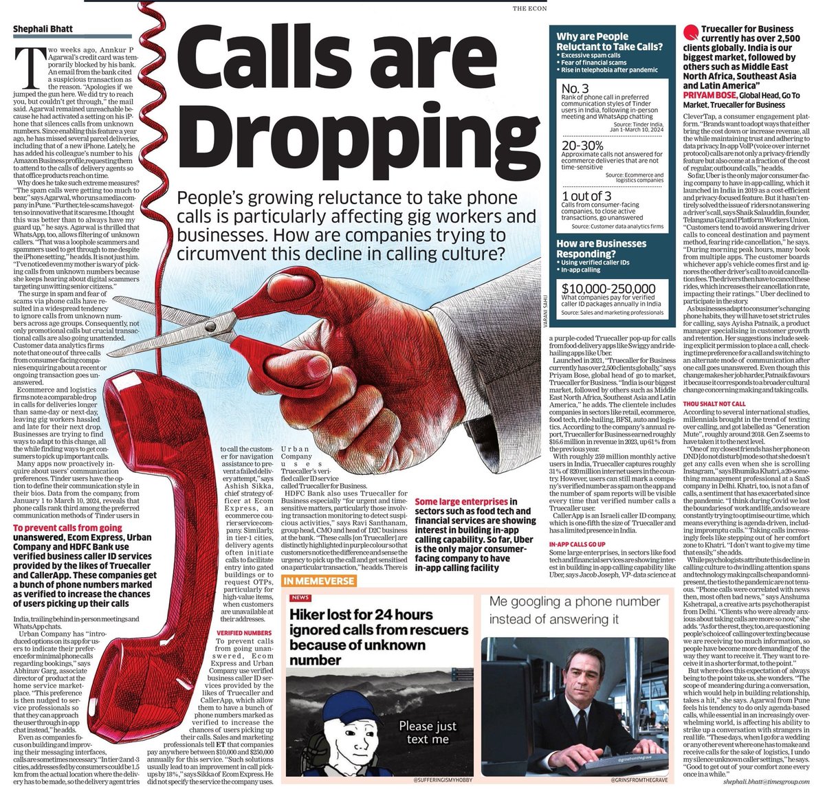 Ecommerce and logistics firms note a comparable drop in calls for deliveries longer than same-day or next-day, leaving gig workers hassled and late for their next drop. Businesses are trying to find ways to adapt to this change m.economictimes.com/industry/servi…
