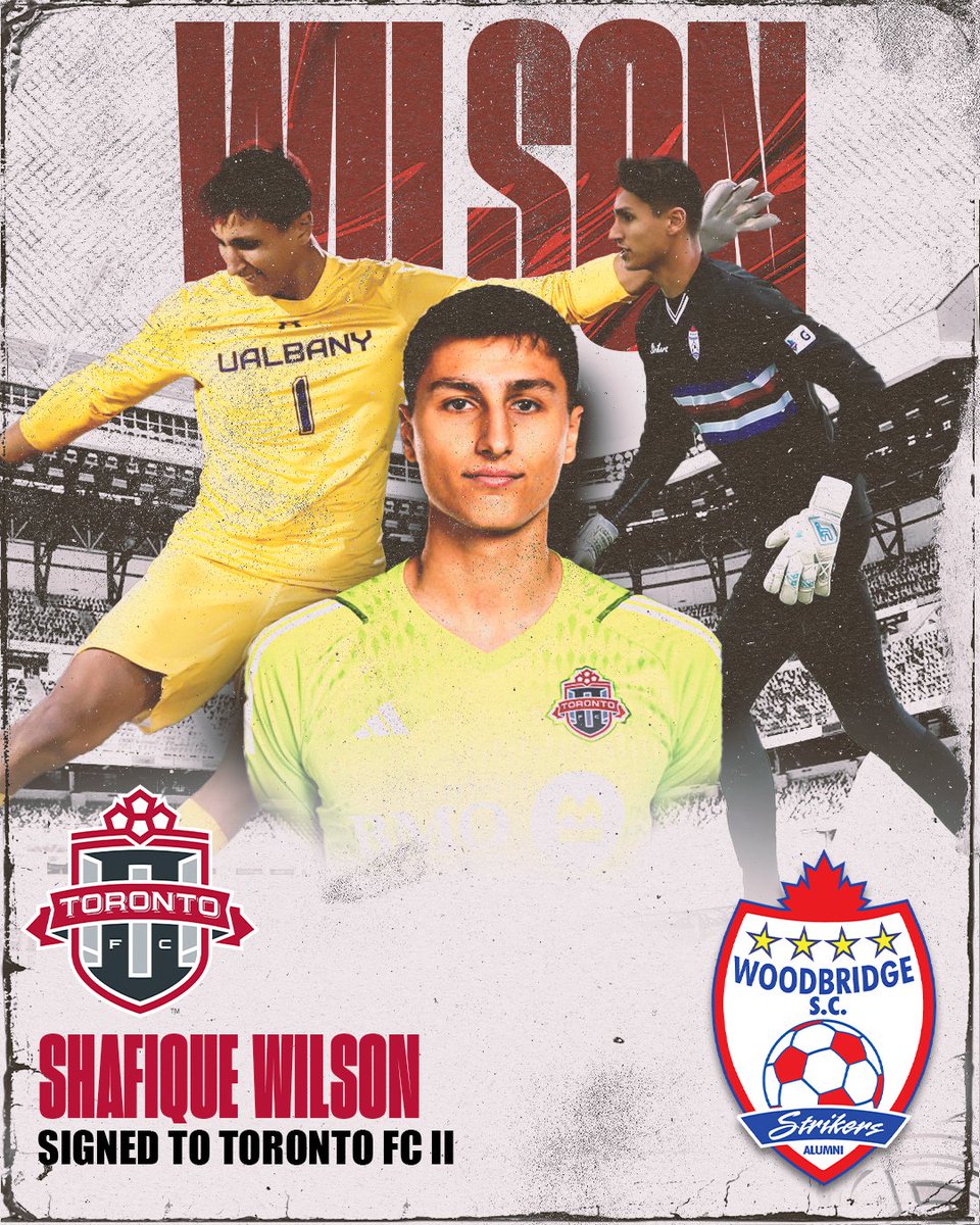 Big congrats to our very own Woodbridge Soccer alum, Shafique Wilson, for signing with Toronto FC II! Your hard work, dedication, and passion for the game have paid off, and we couldn't be prouder! Wishing you all the success in this new chapter of your career.