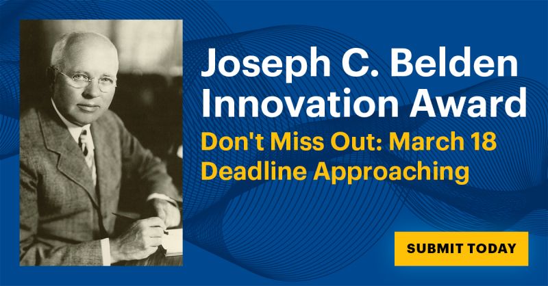 CIO Events (@cioevents) on Twitter photo Don't forget, nominations are due TODAY, March 18th by 11:59pm ET for the Belden Innovation Award.
Nominate here: bit.ly/47uBDRO
#Innovation #BeldenAward <a href="/BeldenInc/">Belden Inc.</a> Don't forget, nominations are due TODAY, March 18th by 11:59pm ET for the Belden Innovation Award.
Nominate here: bit.ly/47uBDRO
#Innovation #BeldenAward <a href="/BeldenInc/">Belden Inc.</a>