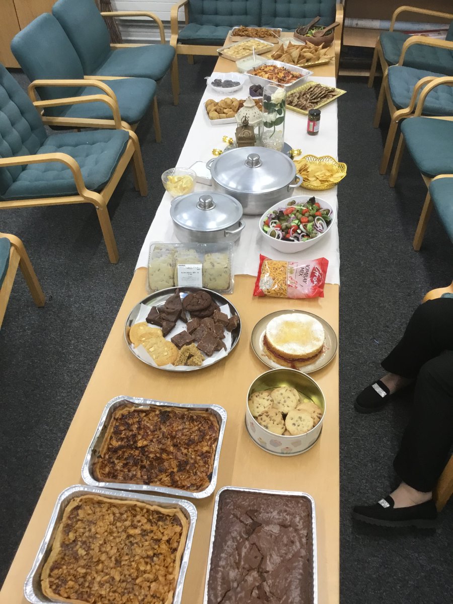 Our staff are coming together for iftar this evening, sharing food and celebrating each other’s culture and beliefs.