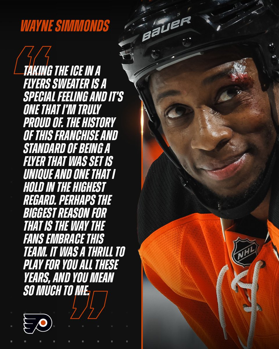 The Ultimate Warrior. 

#LetsGoFlyers | <a href="/Simmonds17/">Wayne Simmonds</a>