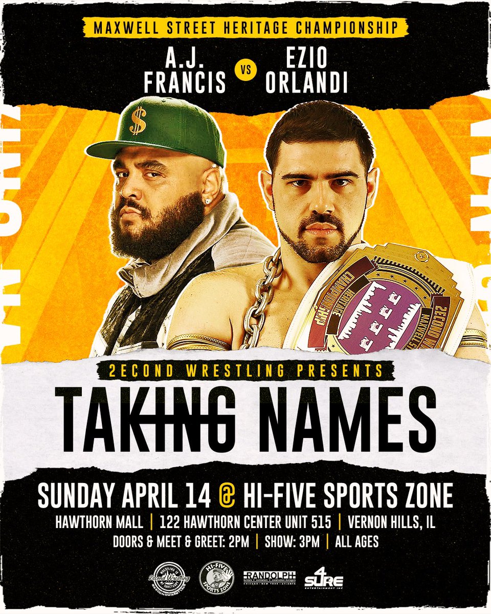 2econdWrestling's tweet photo. 🎟️DON'T SLEEP. TIX ARE MOVING. 🎟️

- @MissaKate23 v @BillieStarkz v @Miss_LeilaGrey v @Heatherisme 
- @HEATHXXII v @DarinCorbin 
- @AJFrancis410 v @EzioOrlandi 

🎟️https://t.co/ouBcKWXOjH🎟️ https://t.co/qqKcJ4zH0W