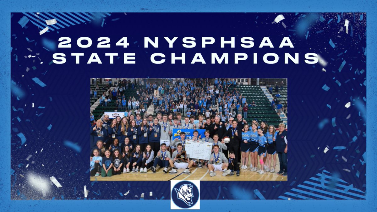 Amazing weekend! Thank you, BLUE DEVIL NATION, for all the support!!! Varsity Girls 2024 Class C NYS CHAMPIONS Varsity Boys 2024 Class C NYS CHAMPIONS GO BLUE!!!