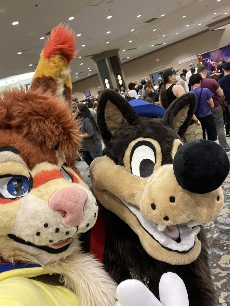 Cedar_Lynx's tweet photo. So many cool suits at TFF!! I wish I got more pics 😭😭 I forgot to ask so many of yall I hungout with https://t.co/6gYOi3qvow