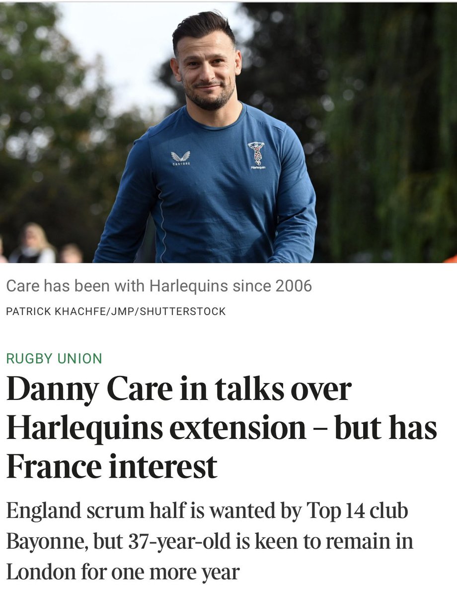 QuinsFOTS's tweet photo. #Harlequins hope this is just some crafty contract negotiations 
#StoopLegend
🟦🟥
🟫⬜️🃏 https://t.co/GkWyOswtpH