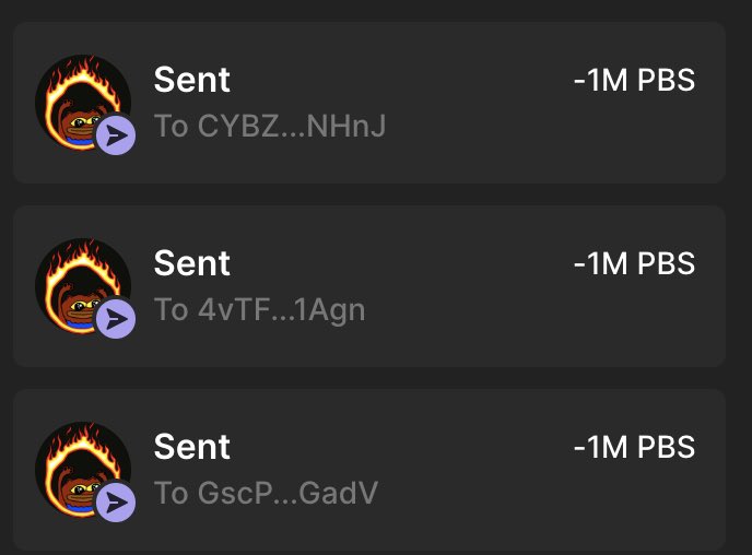 CryptoMafia420's tweet image. Join the $PBS airdrop 🐸🔥

To participate:
• Follow me &amp;amp; @pepeburninsol 🔔
• Drop your $SOL wallets👇
• Like &amp;amp; retweet ✅

1️⃣5️⃣0️⃣0️⃣ wallets ~ 24 hours only ⏰