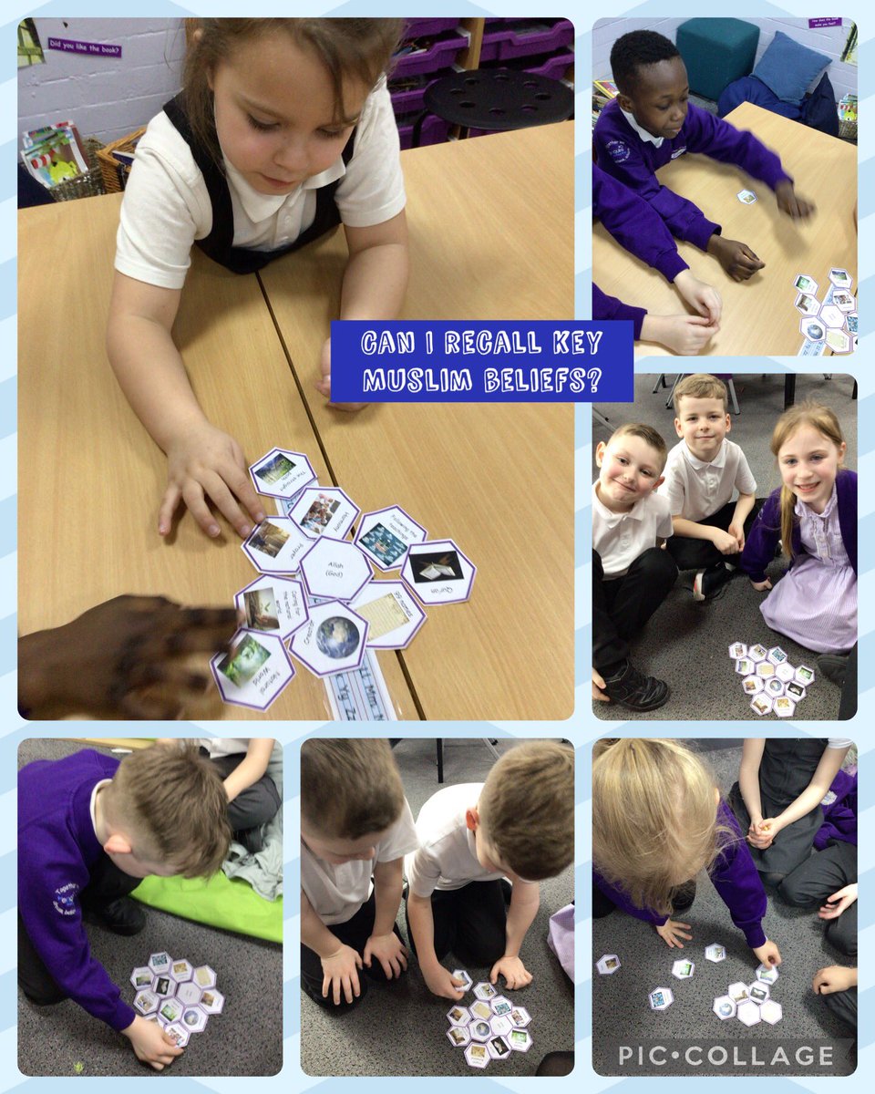 Team Jackal worked collaboratively and used hexagonal thinking to retrieve knowledge they had learnt about the Islamic faith and to demonstrate their understanding of Muslim beliefs! #EllistonRE