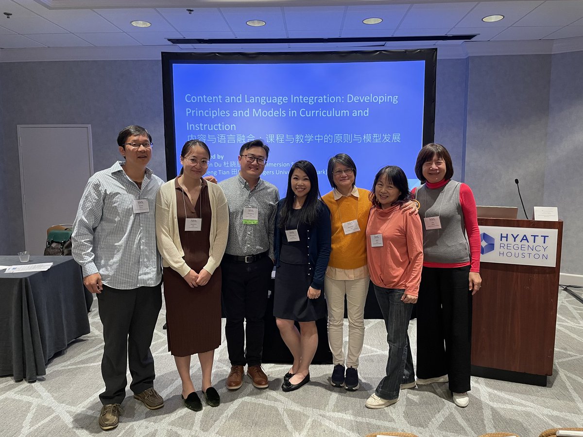Grateful for the opportunity to
present with a great group of scholars on implementation of #translanguaging! #AAAL2024