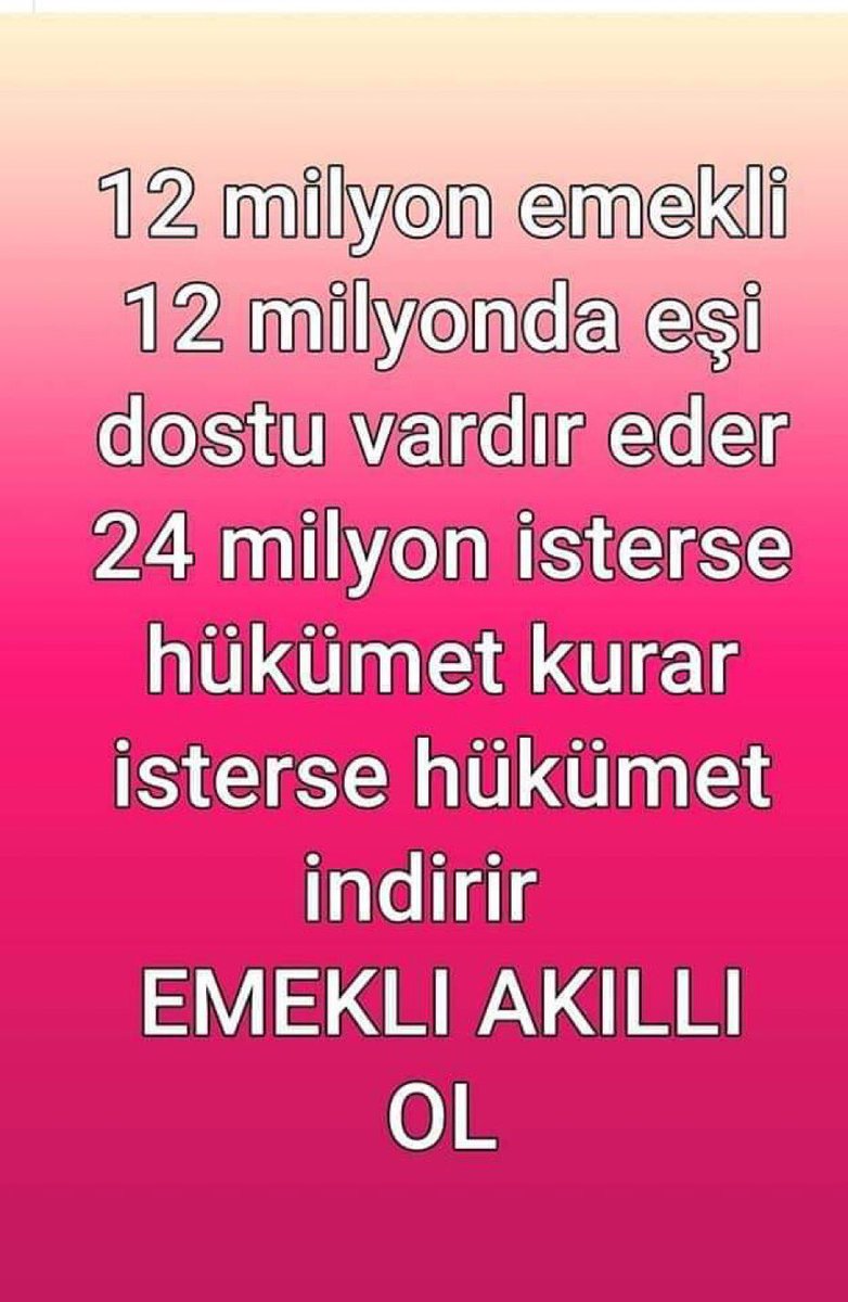 ozer100002's tweet photo. #MemurEmeklisininCevabıSandıkta demedi demeyin…! https://t.co/vYuEIlRE6L