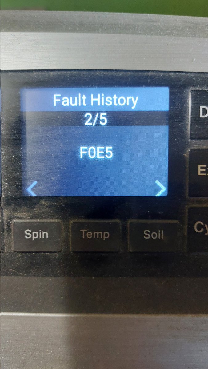 FFS! Even my wash machine is throwing codes!