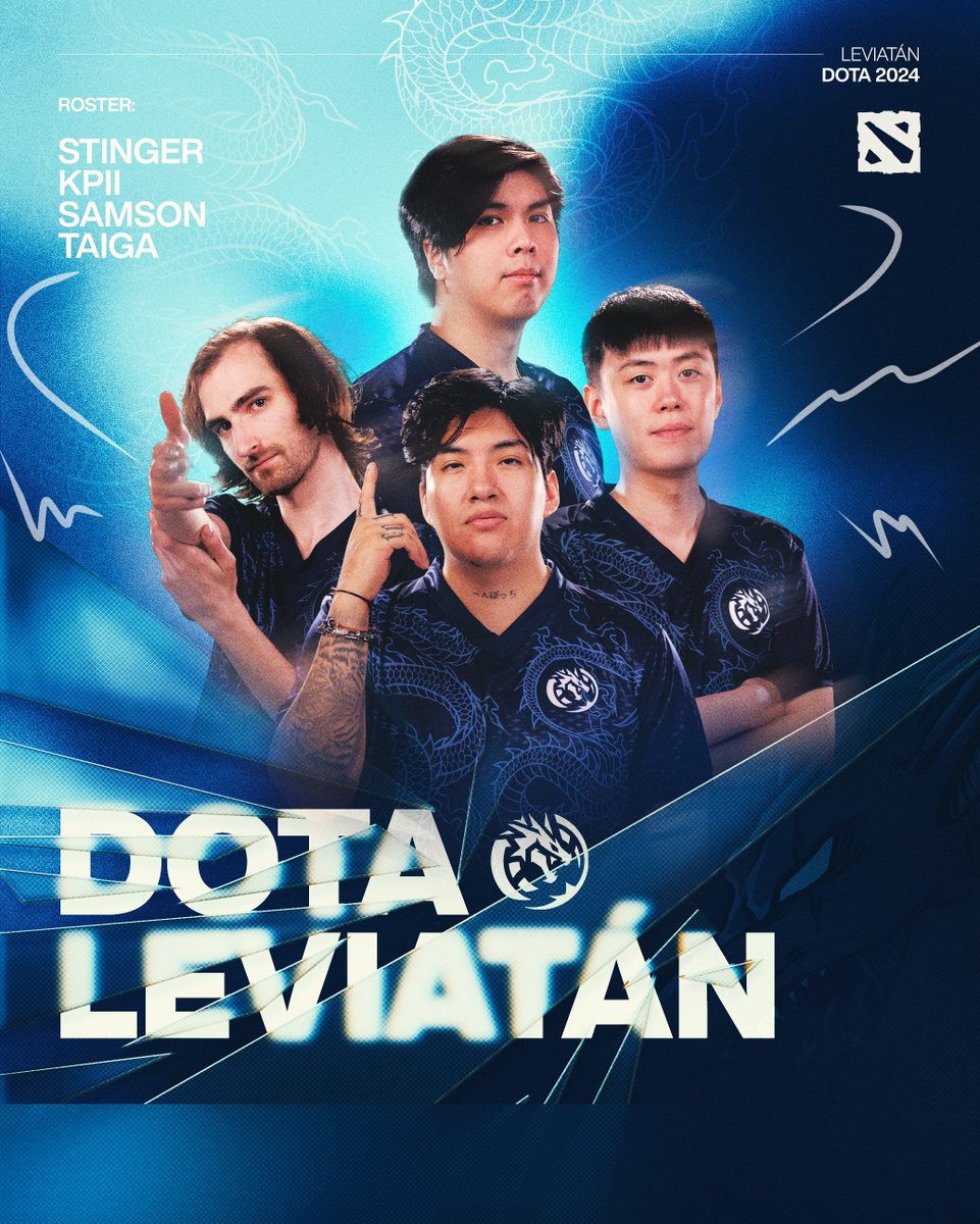 LEVIATÁN DICE PRESENTE EN DOTA 2, BIENVENIDOS

🐲🇵🇪 <a href="/StingerDota/">Stinger</a>
🐲🇦🇺 <a href="/kpiidota/">Damien Chok</a> 
🐲🇺🇸 @SammyboyGG 
🐲🇳🇴<a href="/Taigadota/">Tommy</a>
