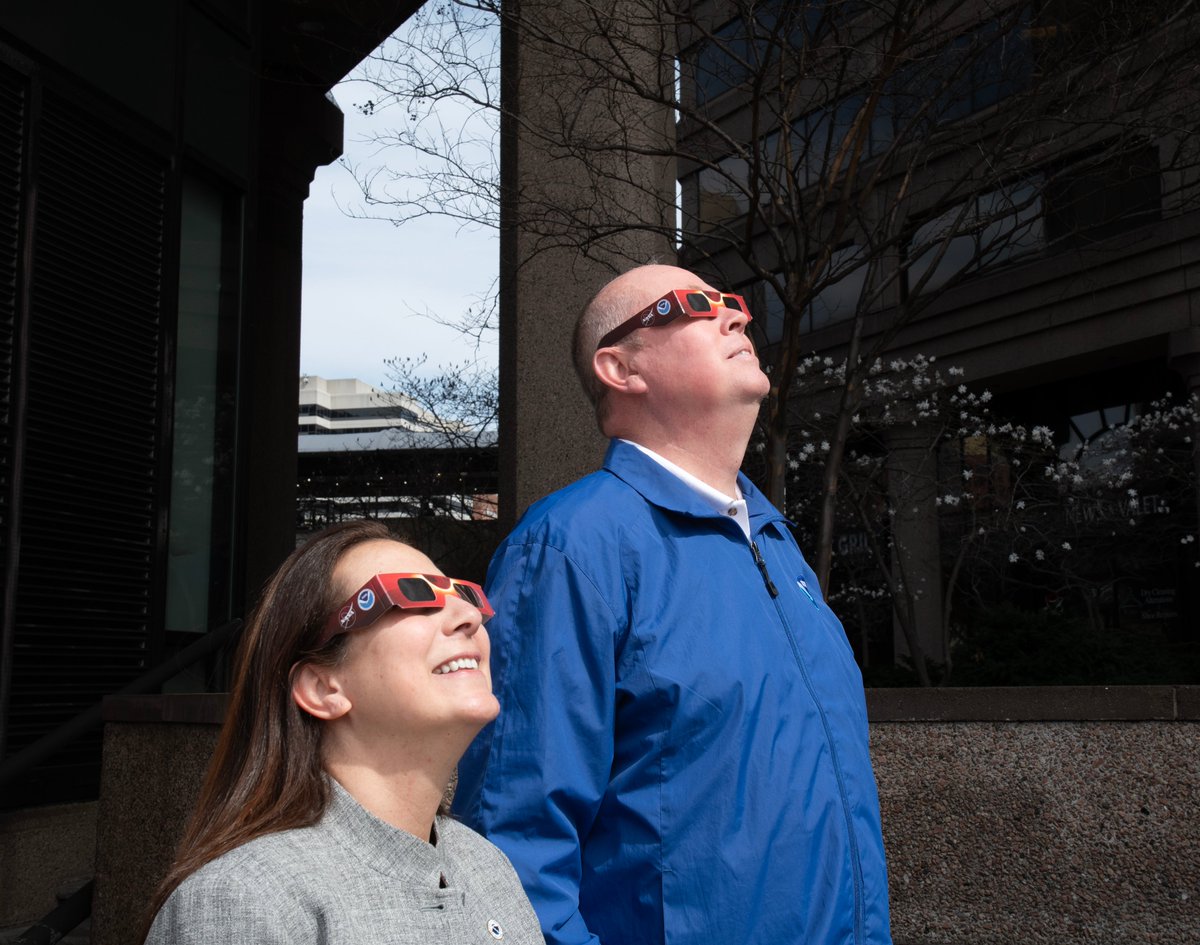 NWS Director (@nwsdirector) on Twitter photo I’m so excited for the eclipse on April 8, that I had to try on eclipse glasses early with <a href="/NWS/">National Weather Service</a> Deputy Director Michelle Mainelli. Be sure you can view the eclipse safely with these tips: science.nasa.gov/resource/2024-… I’m so excited for the eclipse on April 8, that I had to try on eclipse glasses early with <a href="/NWS/">National Weather Service</a> Deputy Director Michelle Mainelli. Be sure you can view the eclipse safely with these tips: science.nasa.gov/resource/2024-…