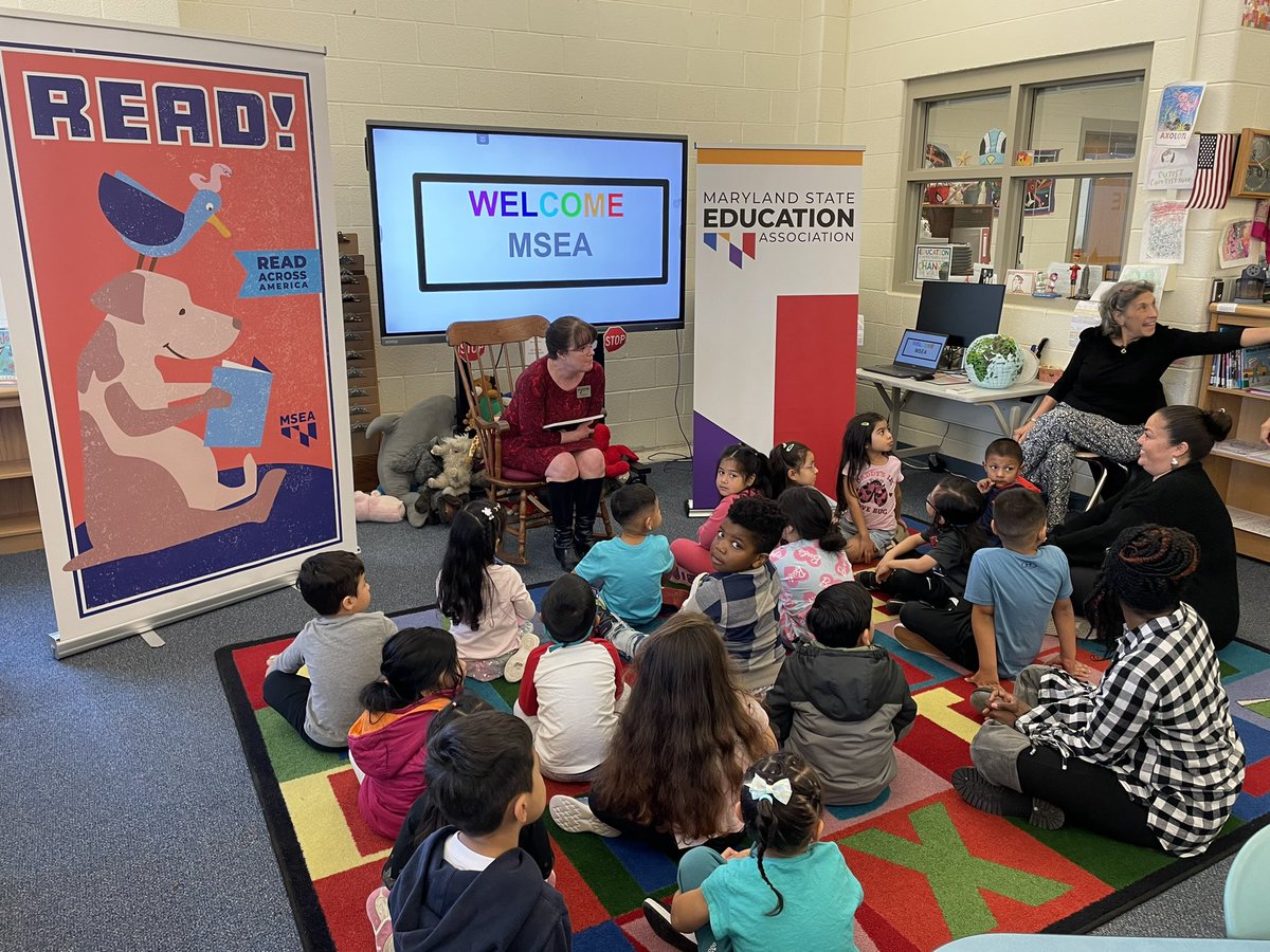 Thank you @NEAToday, @MSEAeducators, and @mceanea for the diverse and inclusive books you donated to our school in honor of Read Across America month. We enjoyed our read aloud by MSEA Treasurer Ms. Morris. #literacy