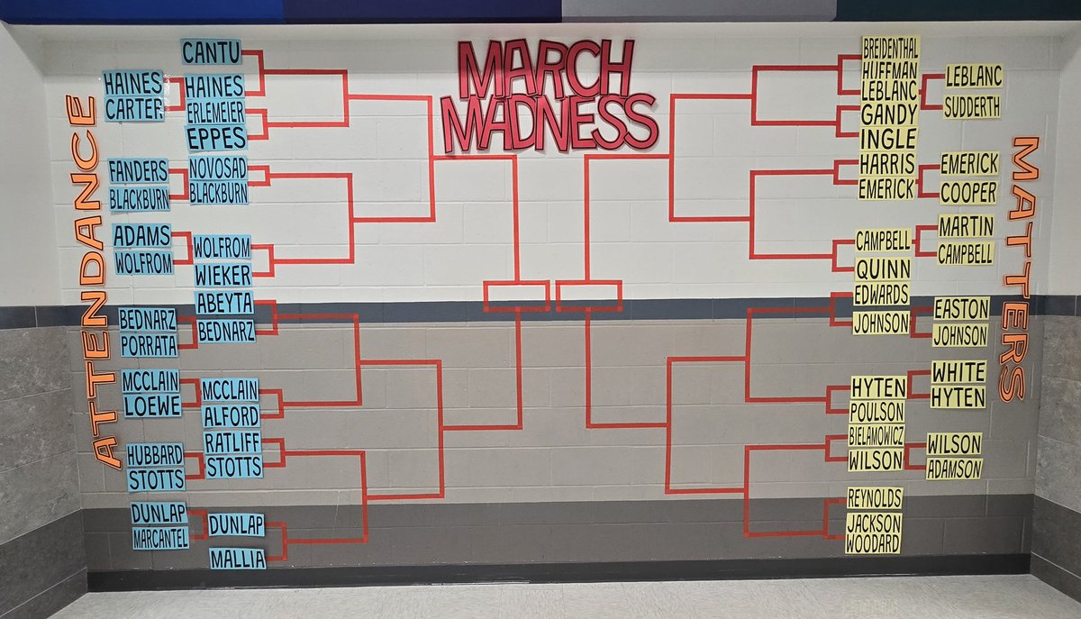 We're in round 2 of our March Madness tournament to raise attendance! Every student, every day! <a href="/BearBranchInt/">Bear Branch Intermediate</a>