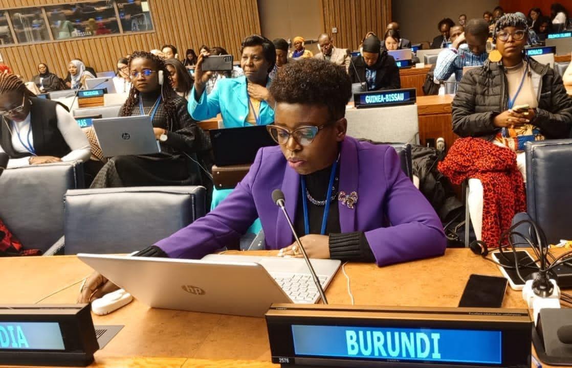 Intervention de Mme Donatienne  GIRUKWISHAKA , Directrice  Générale  de  la  Promotion  de la Femme et de l'Egalité  de Genre au <a href="/GenreMinistere/">Ministère en charge de la Solidarité Nationale</a>, au panel interactif destiné aux experts à la #CSW68.