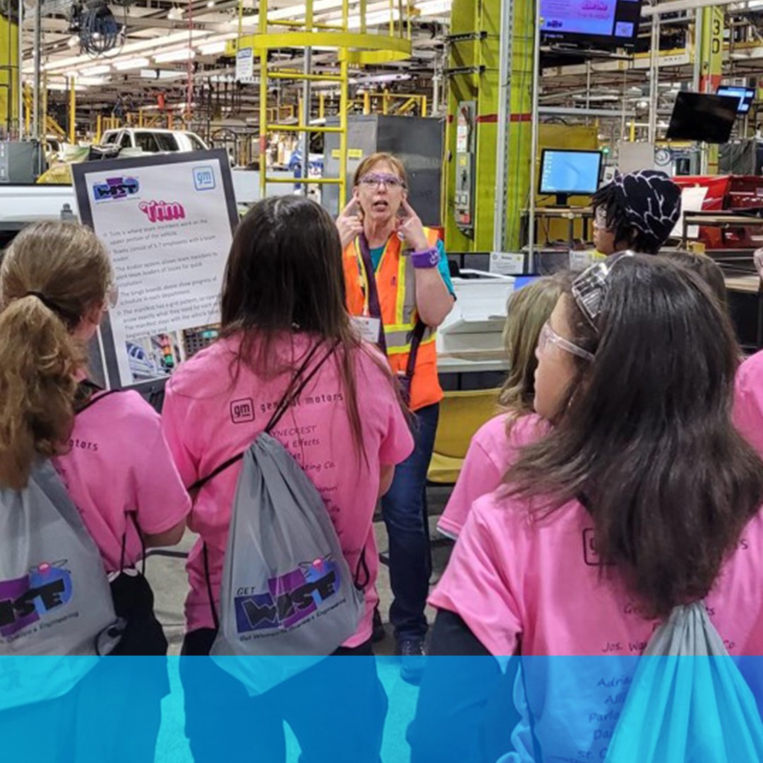 #ICYMI Women and #STEM. That’s what Wentzville is all about. Last month, the #GM Women of Wentzville Assembly hosted a local group of students to introduce them to manufacturing and engineering careers responsible for making #dreamcars all over the world💗.