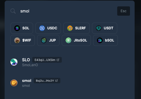 We're validated on Jup strict list.  🎉

So it will be much easier to find smol everywhere very soon.