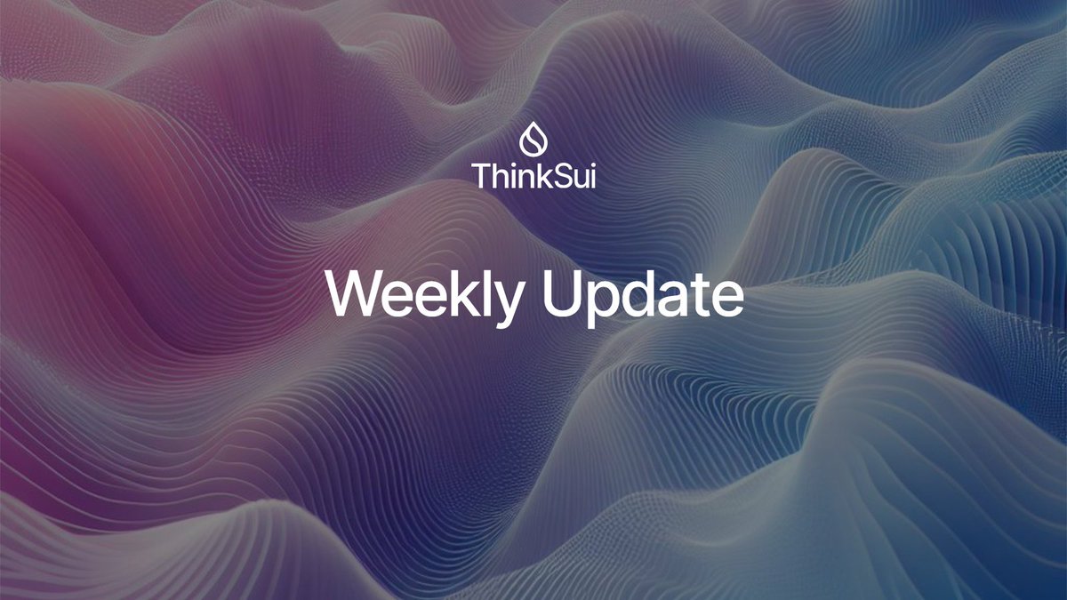 ThinkSui's tweet photo. Another week another #ThinkSui update ✨

Last week we had our community vote for their favorite projects & creators ideas 🗳️

Approved builders & creators were notified Mar. 15th via email 👀

We’ll be officially announcing them here soon!

🔵489 submitted
🔵248 accepted
🔵158 approved ▶️ 108 creators & 50 builders