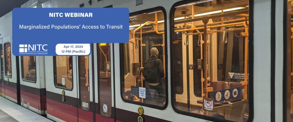 How do people with intersecting marginal identities experience social exclusion as they travel via mass transit? To answer this question, @portlandstate researchers employed a method less common in transportation studies: photovoice. Learn more April 17: trec.pdx.edu/events/profess…