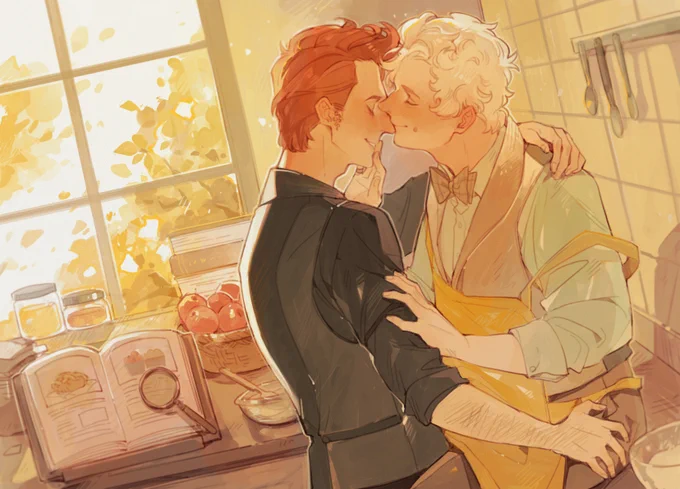 APPLE PIE#GoodOmensFanArt 
