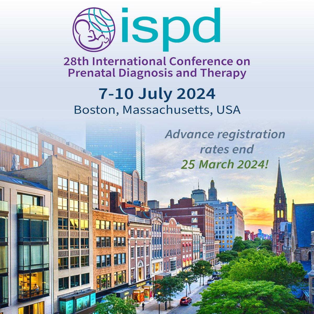 Register THIS WEEK for the best rates for #ISPD2024 in Boston! Preliminary program details are now available including debate topics and plenary sessions on #genomoics, #fetaltherapy, #DNAsequencing and more. Join us: bit.ly/48jr8jJ