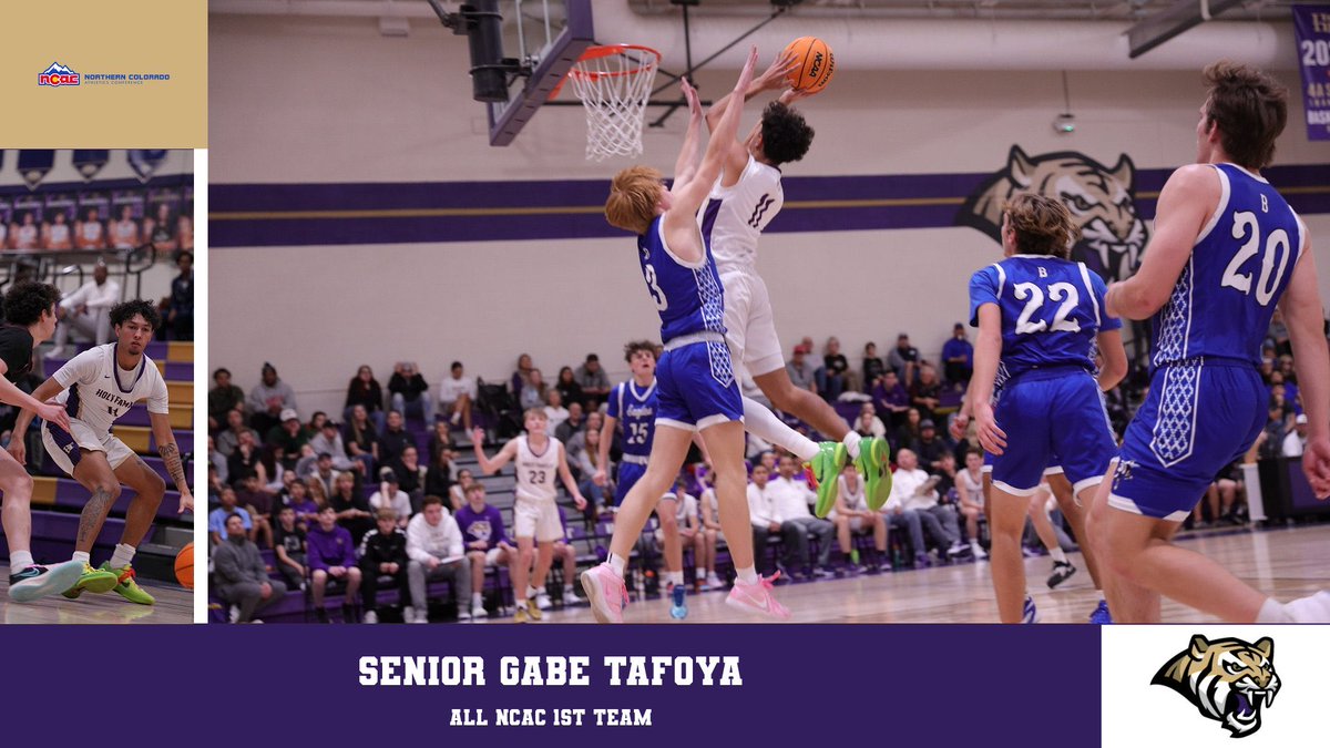 Congratulation Gabe Tafoya for earning NCAC All-Conference First Team.