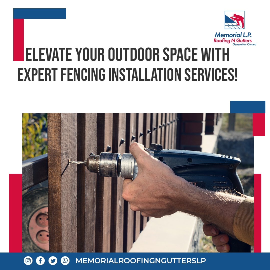 🌳✨ Elevate your outdoor space with expert Fencing Installation services! Enhance security and style with a custom fence. Contact us at 📞(281) 698-5883 to schedule your consultation today! 
#FencingInstallation #OutdoorLiving #HomeImprovement