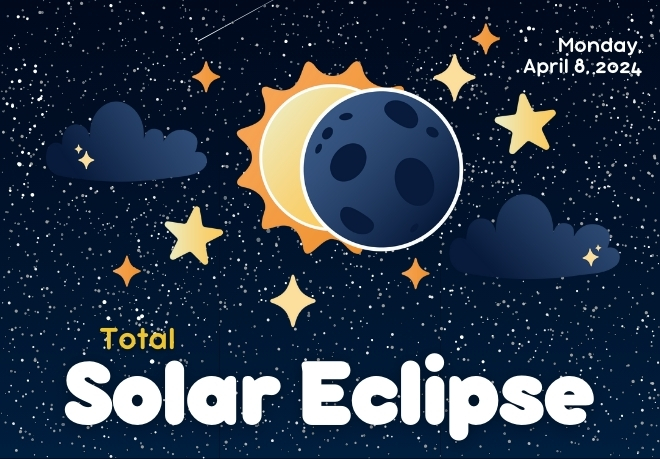 friscoisd's tweet photo. Frisco ISD is excited for students to participate in the April 8 Solar Eclipse event! Read how the District is preparing for the day: https://t.co/6bzTeyIdKI https://t.co/UpddbOx1bi