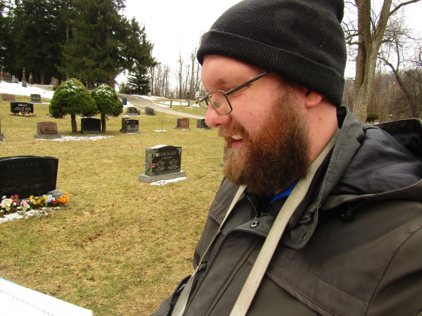ScottReaBrooks1's tweet photo. I was out and about at Fairview Cemetery, on this cold and windy day, preparing for the next Cemetery Tour scheduled for April 14th at 2 PM - lots to cover! #ActonON #HaltonHills @_HaltonHills https://t.co/PIclM2upnc